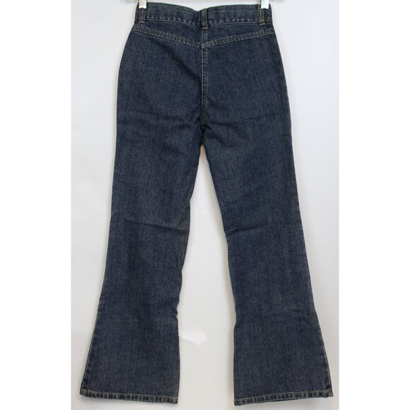 NWT 2005 Gymboree Winter Princess Denim Jeans Ice Skater Girl Flare Boot Sz 8 - Picture 5 of 6